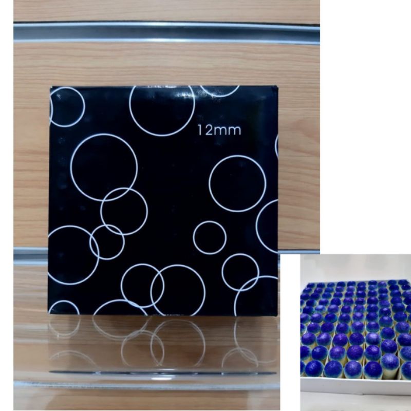 Tip Billiard / Selongsong Stik Billiard 12mm (Harga Tercantum per 10bh)