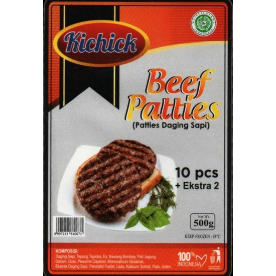 

KICHIK BEEF PATTIES 500gr