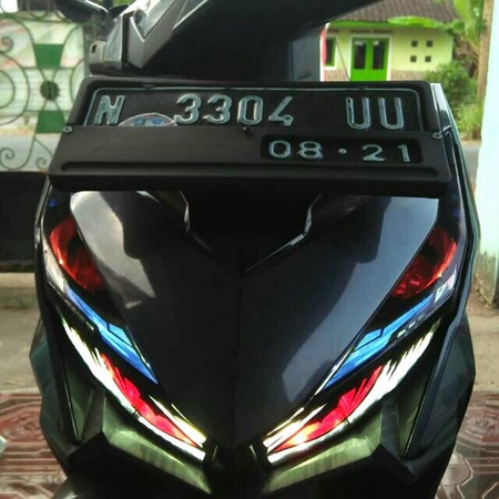 STIKER LAMPU VARIO LED 125 150CC 2016-2017 STIKER VARIO CUTTING