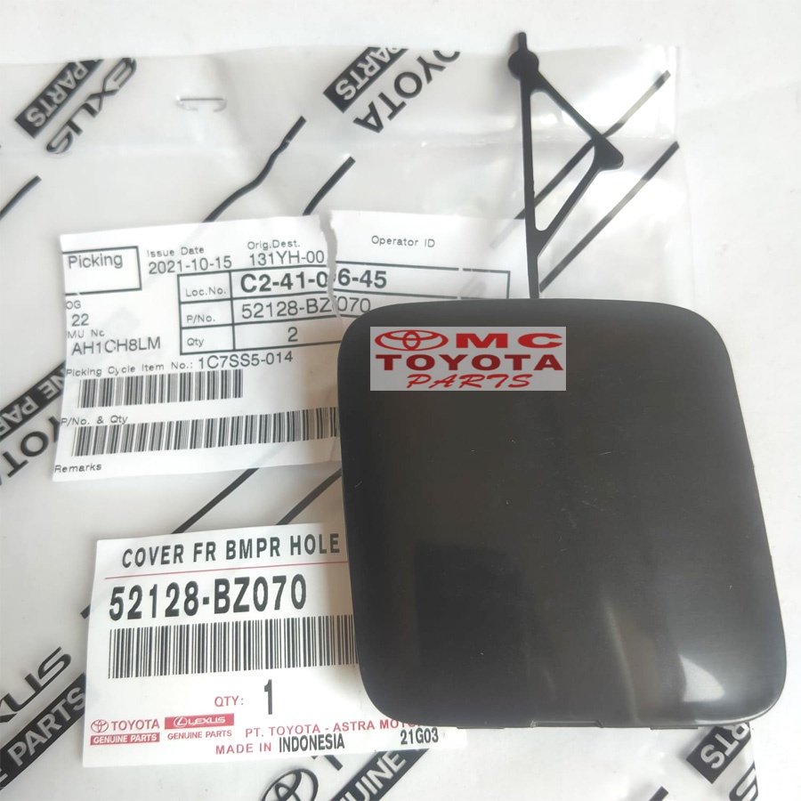 Tutup Cover Derek Towing Bumper Bemper Depan Kiri Rush Terios Old 52128-BZ070