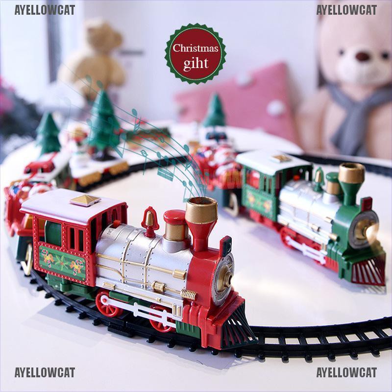 christmas village train set