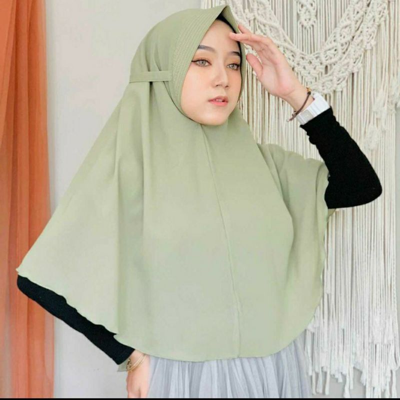 Bergo Maryam Tali Crinkle Air flow Pet Xl