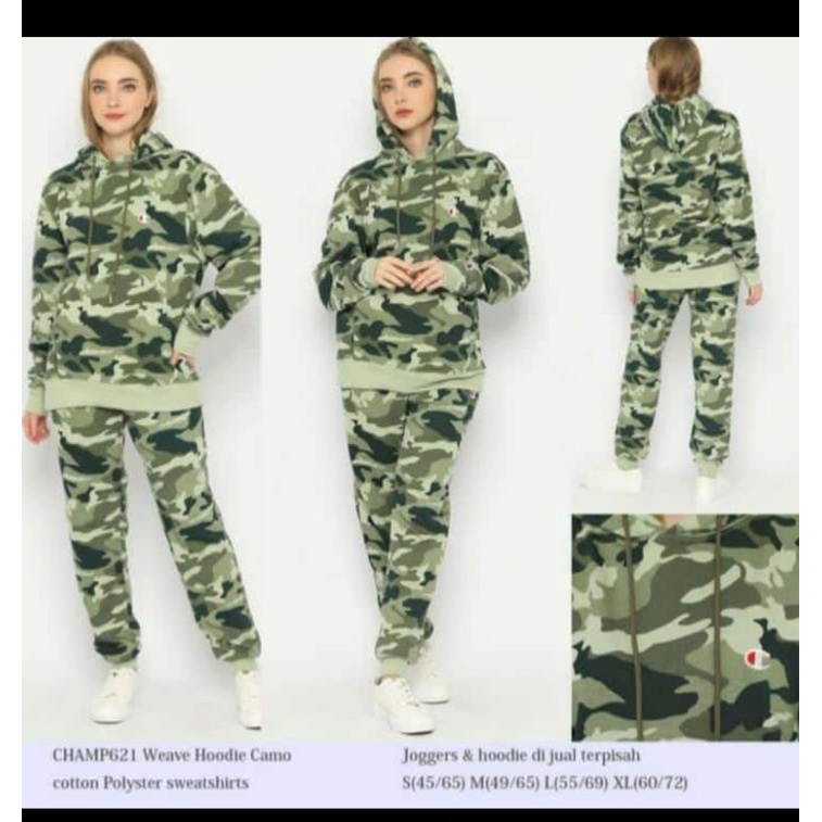 CHAMPION Celana Jogger ( Satu Set ) Original Basic Logo Two Back Pocket Slim Fit Jogger Pants