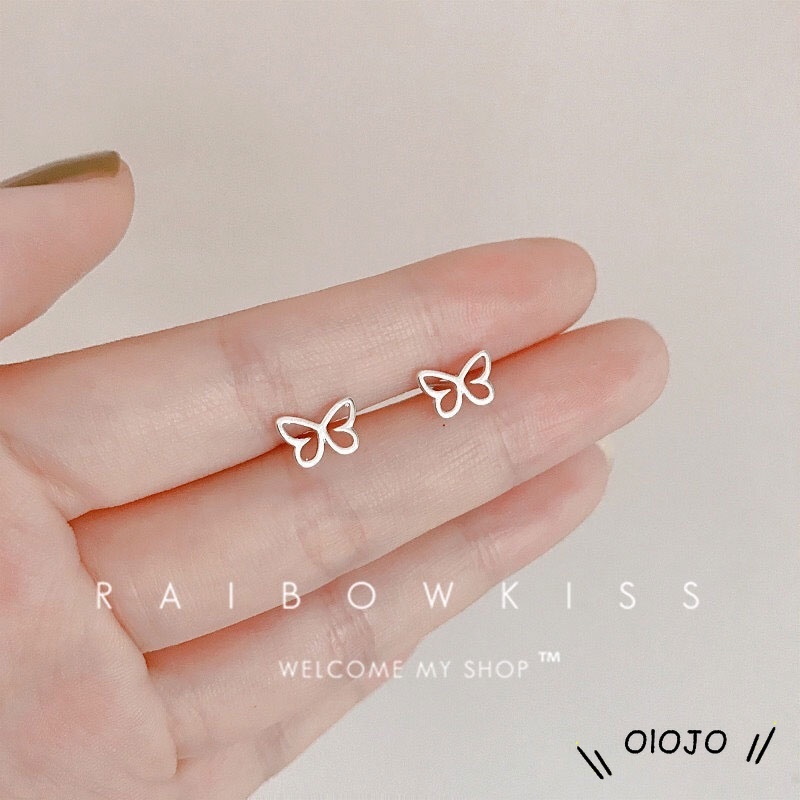 【COD】Sepasang Anting Kupu-kupu Mini Kecil Segar Fashion Wanita