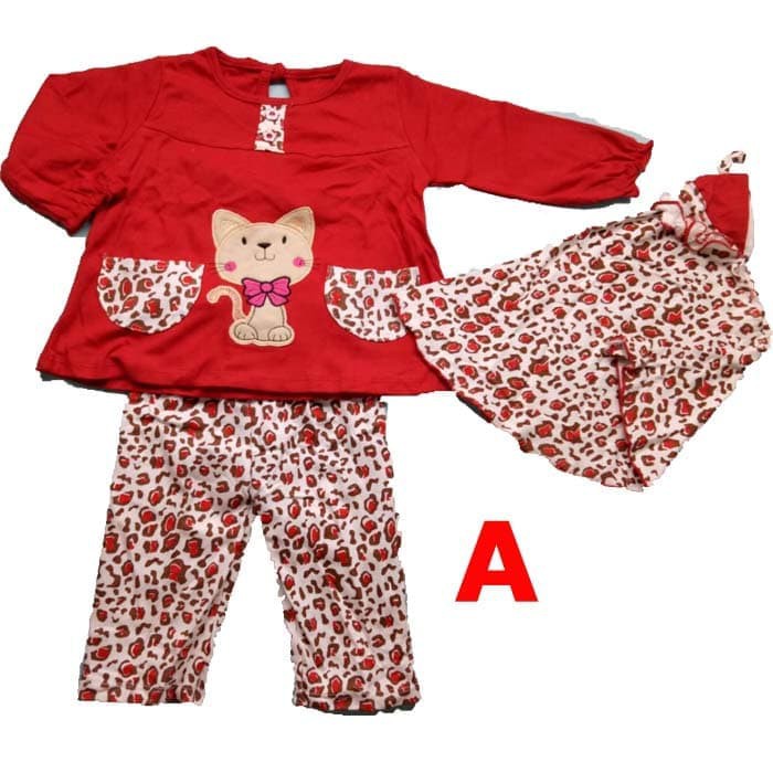 Baju Bayi Perempuan Muslim Setelan Baju Muslim Bayi Meoww