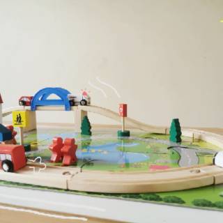 Wooden rail toys mobil kereta jalanan kayu  Shopee Indonesia