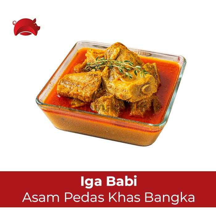 Iga Babi Asam Pedas Bakut Asam Pedas Masakan khas Bangka