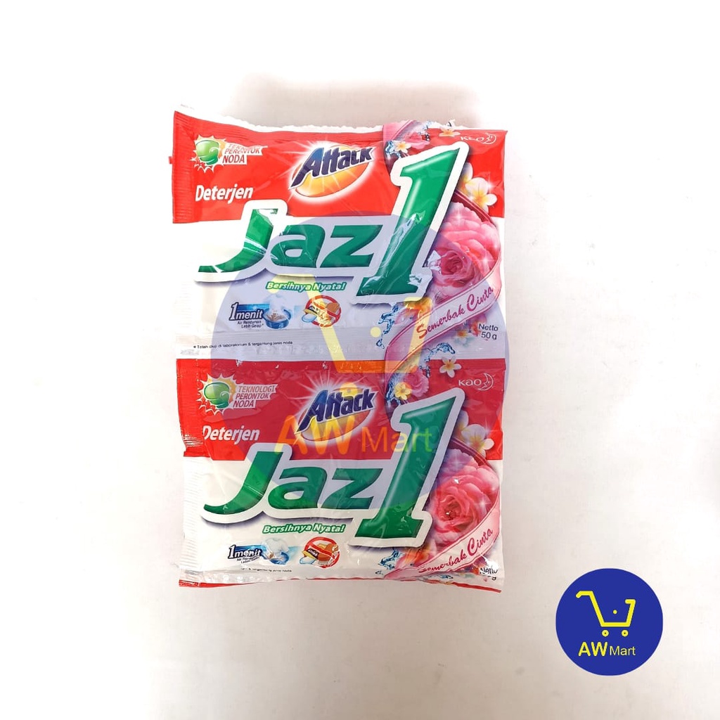 JAZ 1 / JAZ1 ATTACK RENCENG 6 SACHET X 60 GRAM - ALL VARIAN