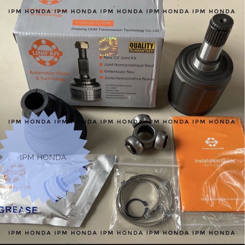 SH4 / SR4 RH HO 509/754 Cv Joint Inner As roda dalam Kanan Honda Civic Grand 4 Pintu Genio Estillo 1988 1989 1990 1991 1992 1993 1994 1995