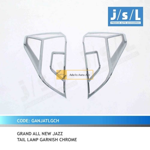 Garnish Lampu Belakang JSL Grand All New Jazz Chrome dan Black