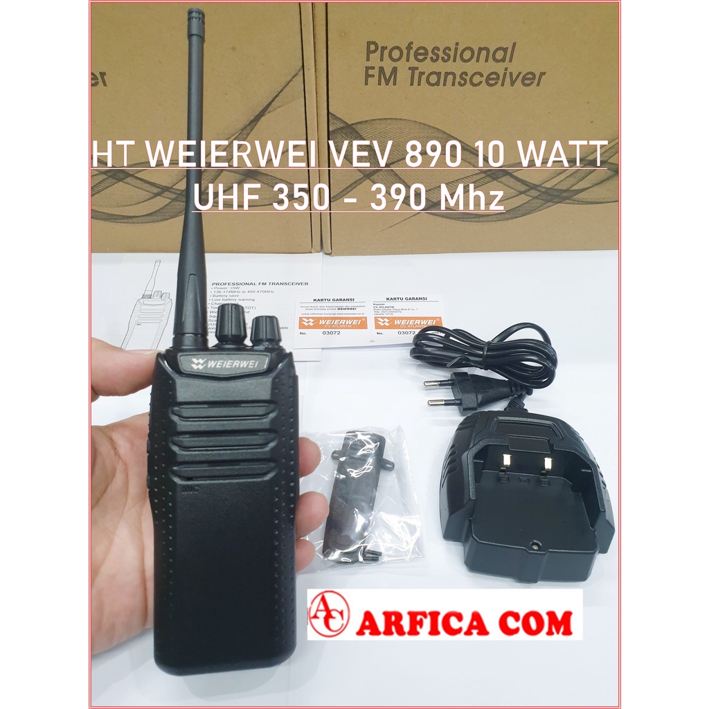 HT WEIERWEI VEV890 VEV-890 UHF 350 - HT WEIRWEI VEV 890 V890 UHF 10 Watt ORIGINAL