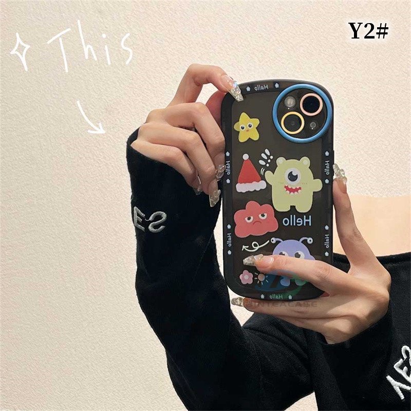 Casing TPU OPPO A57 2022 A16 A16K A15 A54 A53 A12 A5S A7 A3S A31 A52 A83 A92 A37 F9 A1K F1S Motif Monster