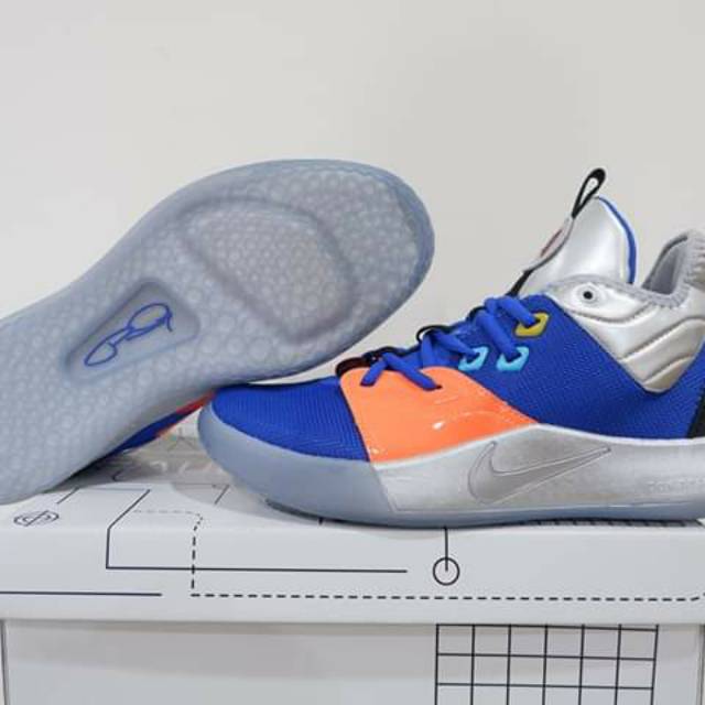 SEPATU BASKET NIKE PAUL GEORGE PG 3 NASA RACER BLUE