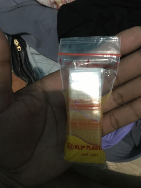 Plastik Klip Ukuran 2x3 Cm(isi 100 Pcs)