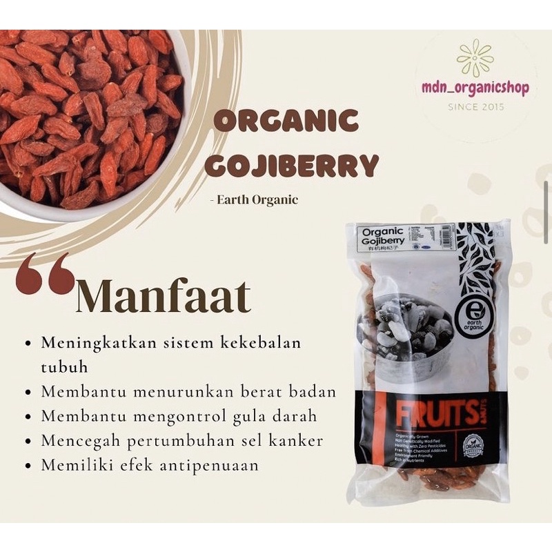 

Earth Organic Gojiberry 200g