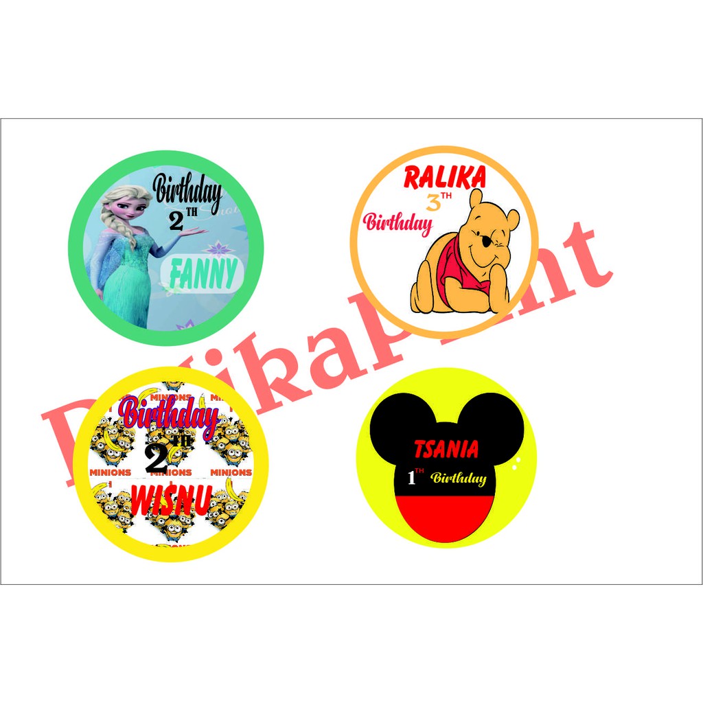 

STIKER MINI/PERLENGKAPAN ULANG TAHUN
