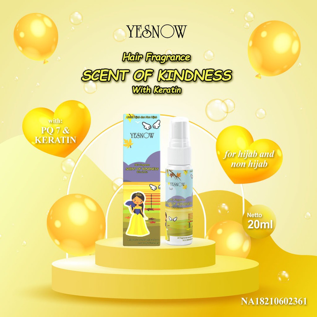 YESNOW Hair Fragrance With Keratin 20ml | Vitamin + Parfum Rambut