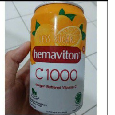 

Hemaviton C1000+less sugar kaleng 330ml