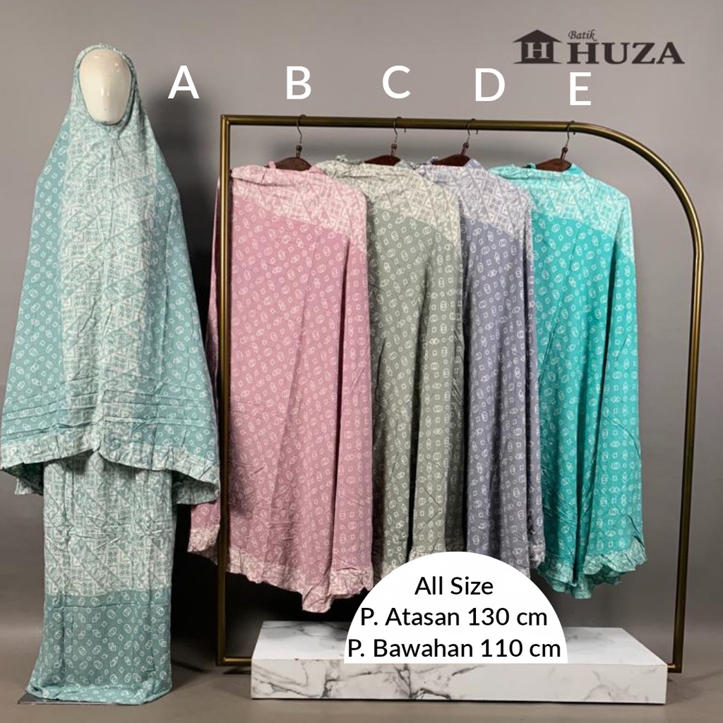 Mukena Huza Batik (Mukena Arsyala) Premium | Brand Pekalongan | Kualitas Butik