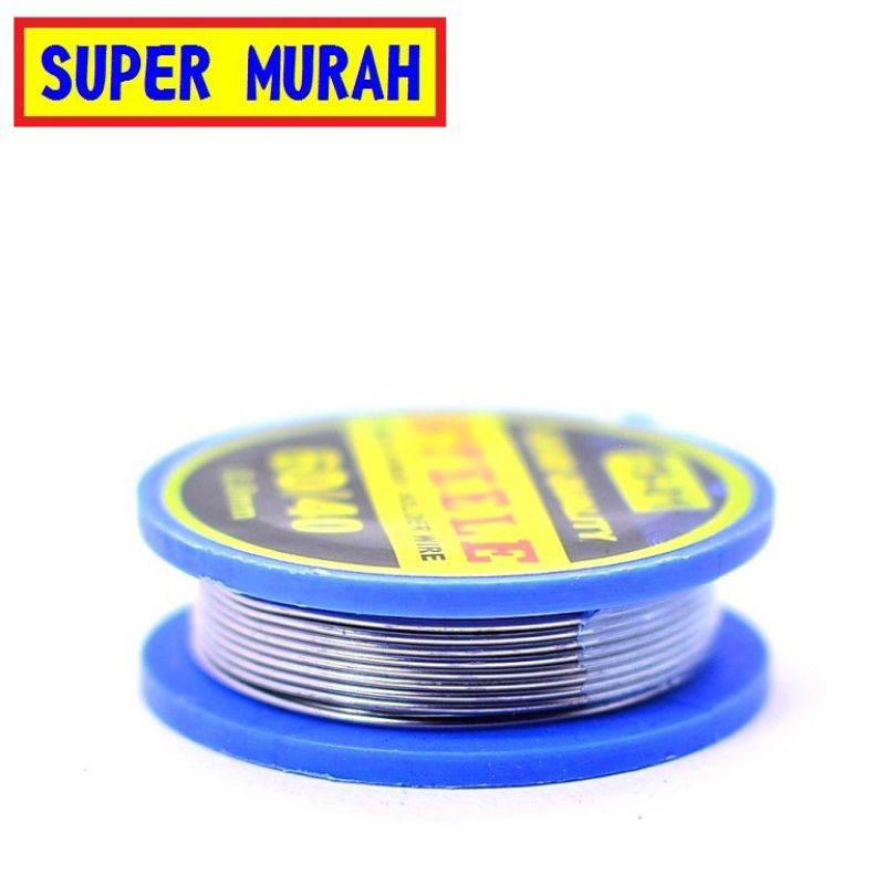 TIMAH SOLDER / TIMAH SOLDER / TIMAH STEELE TS-01 gulungan kecil 1,8m