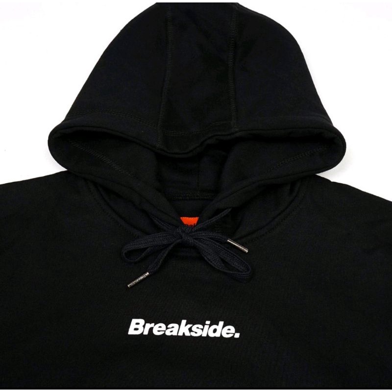 Breakside Hoodie Simple Type - Black Catton