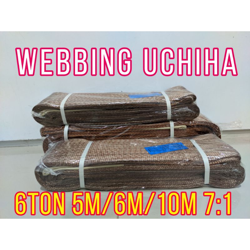 Jual Webbing Sling Sabuk Belt Webing Tali Angkat Barang Uchiha Hyuga 6TON 5M 6M 10M Shopee