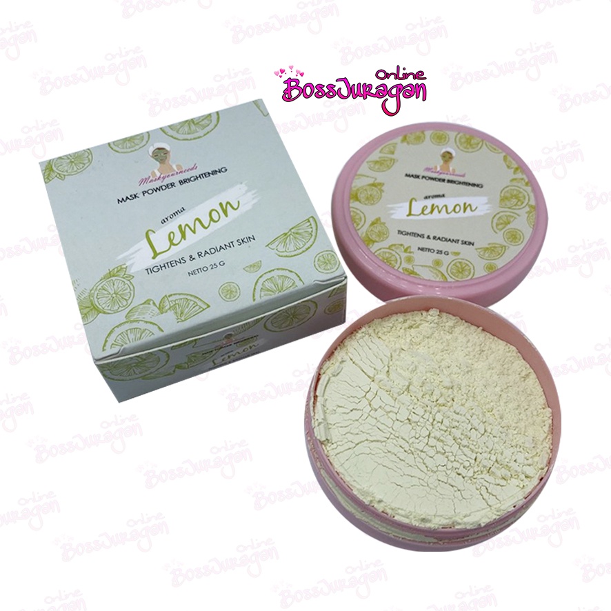 (BOSS) MASKER Maskyourneeds LEMON BPOM 25G