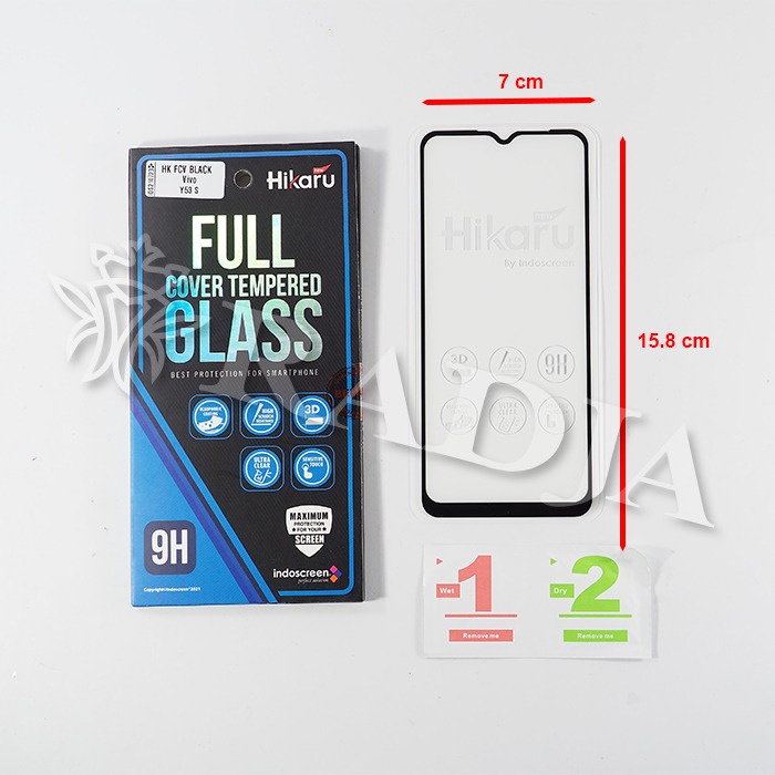 Hikaru Hydrogel Tempered Glass Screen Guard Vivo Y53s