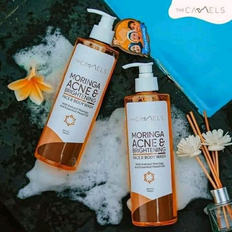 The camel's moringa acne & brightening/face&bodywash