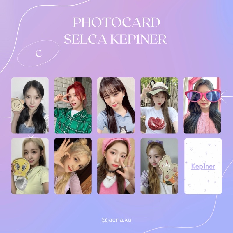 [KEP1ER] PHOTOCARD KEP1ER SELCA #1 ‼️ BACA DESKRIPSI ‼️