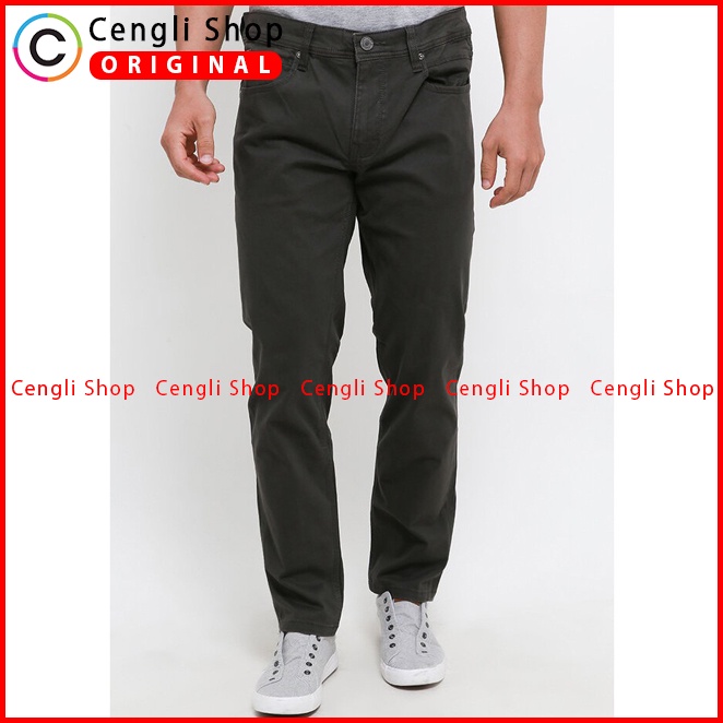 CELANA CHINO PANJANG PRIA CARDINAL ORIGINAL TERBARU ABU-ABU CA01