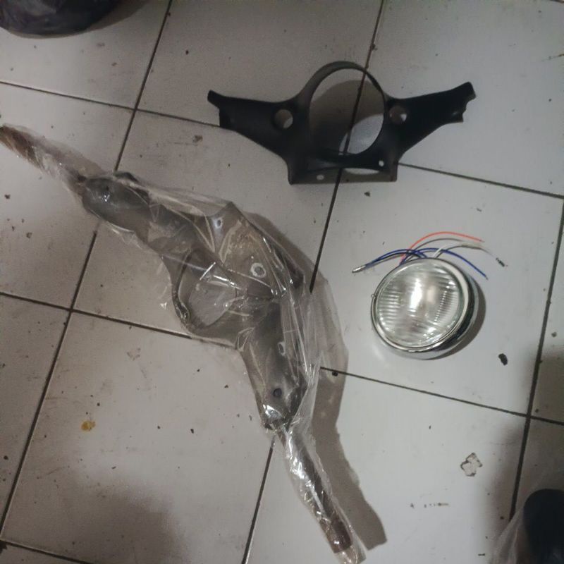 stang c70 set stang stir c70 lampu depan c70 batok bawah c70