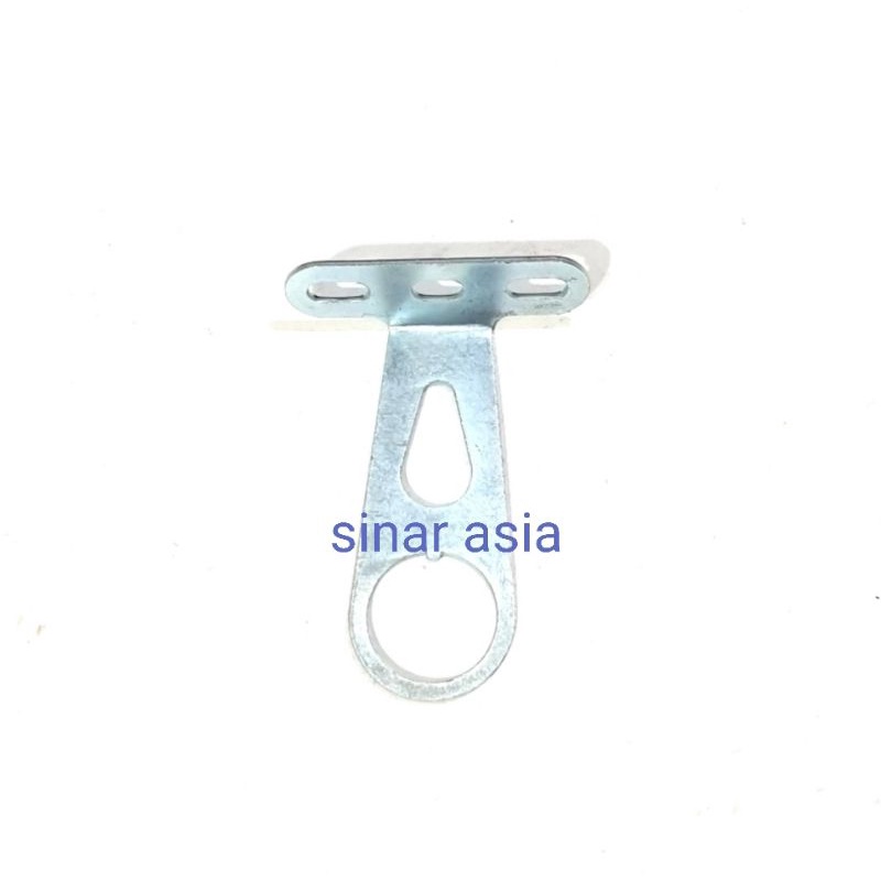 Besi dudukan / penyangga / breket  keranjang sepeda mini ( steel) - panj 9cm &amp; diameter 2.6cn