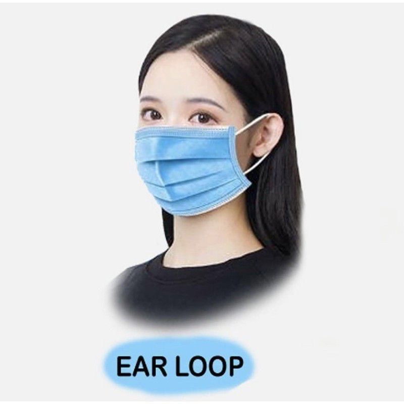 MASKER EARLOOP O_CARE/ MASKER 3 LAPIS/ ISI 50 PCS