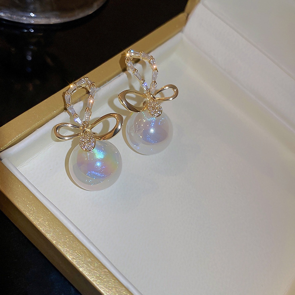 Anting Mutiara Berlian Butterfly Mermaid