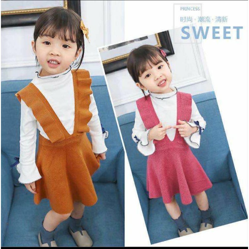 2 IN 1 DRESS ANAK IMPORT