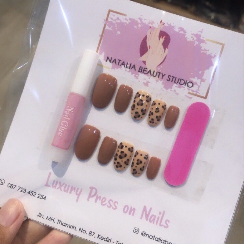 KUKU PALSU PREMIUM QUALITY MOTIF LEOPARD