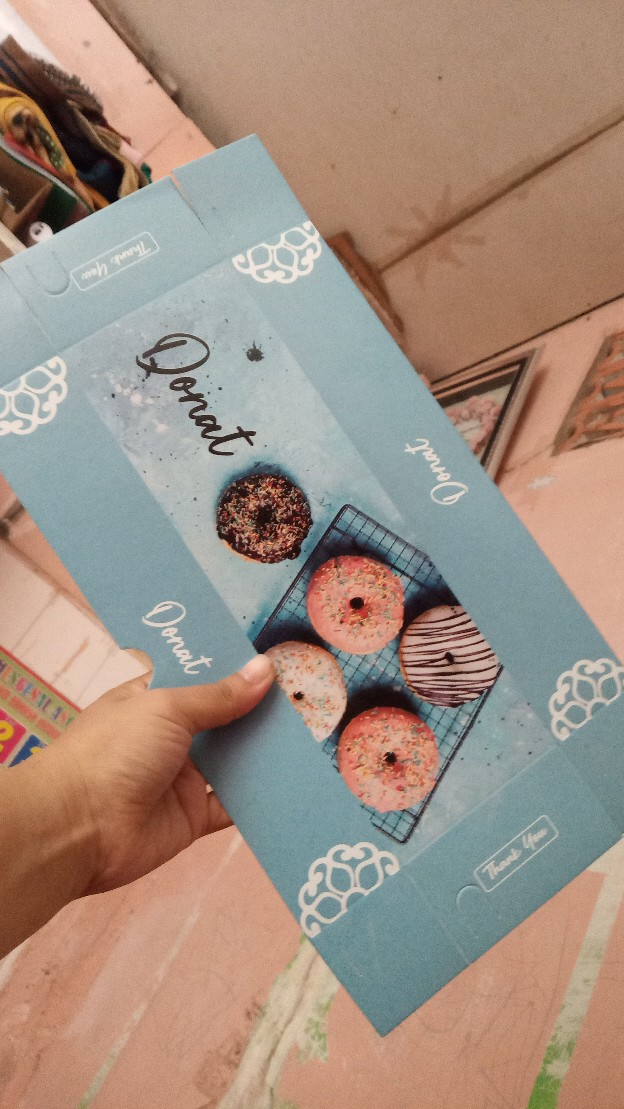 Box Donat / Dus Donat Full Colour Isi 3 - Lock Paper