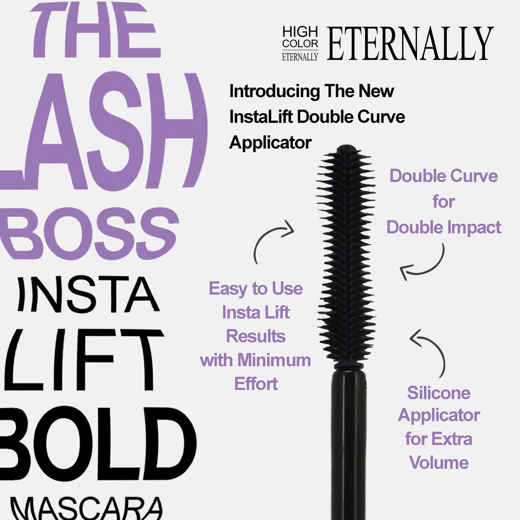 ETERNALLY The Lash Boss High Color Mascara [Maskara Efek Faux Eyelashes] ✰ ascocobeauty ✰