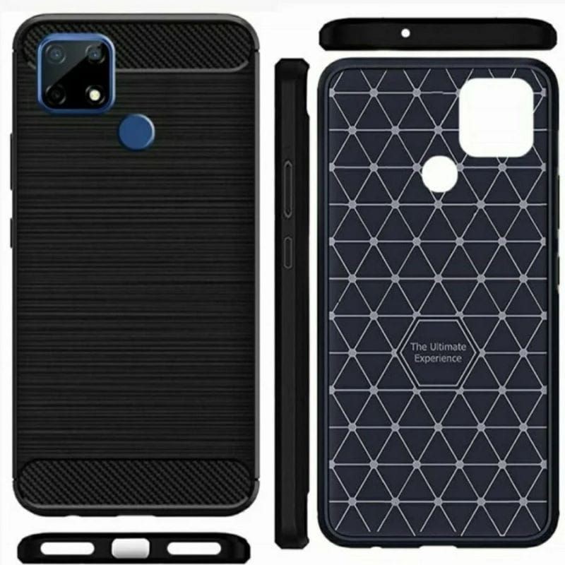 Case Oppo A15/Reno 4F Ipaky Fiber Carbon New Slim Ultimatte Quality