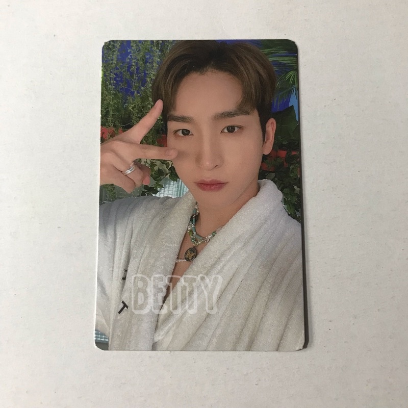 Sangyeon The Boyz MMT Bathrobe Thrill-ing Benefit Photocard PC