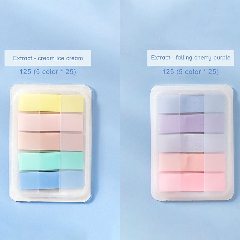 COD❤️ Sticky Notes /Desain Tembus Pandang Bisa Dilepas Memo Notes Index Mark Sticky Note Decorative Stickers
