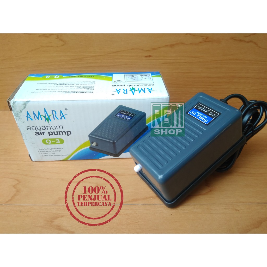 Amara q3 / AA-222 pompa mesin aerator aquarium akuarium gelembung udara murah