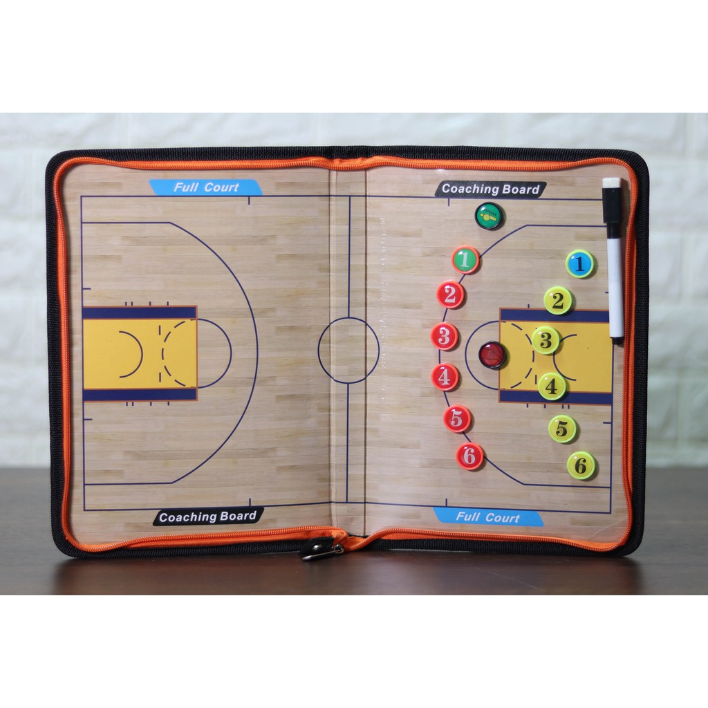 VOM Basket Note Strategi Pelatih Tactic Board Magnet BasketBall 0642