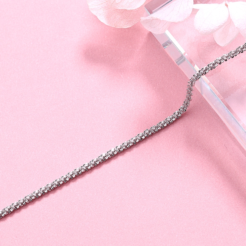 Perhiasan Gelang Kristal Meteor Gypsophila Pentagonal Bahan 925 Silver Gaya Kasual Untuk Hadiah Wanita