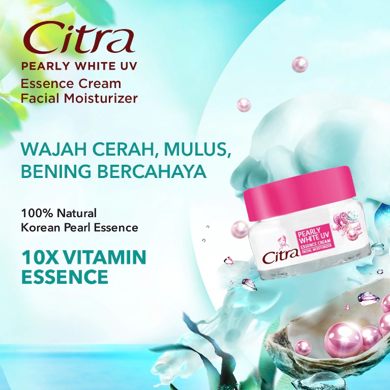 Citra Moisturizer Pearly Glow UV / Greentea