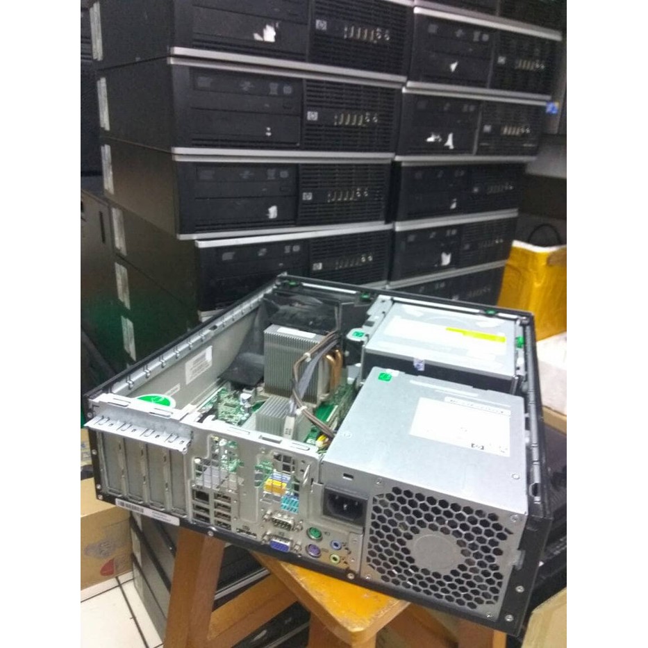 Cpu hp kantor pc mini Hp pro8000/6000 destop/c2duo-ddr3/2gb,160gb,dvd R,bergaransi..