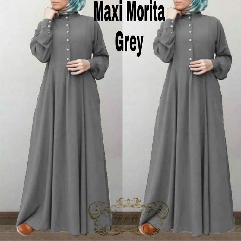 MAXY MORITA, MOSCREPE, GAMIS HIJAB MUSLIM, DRESS