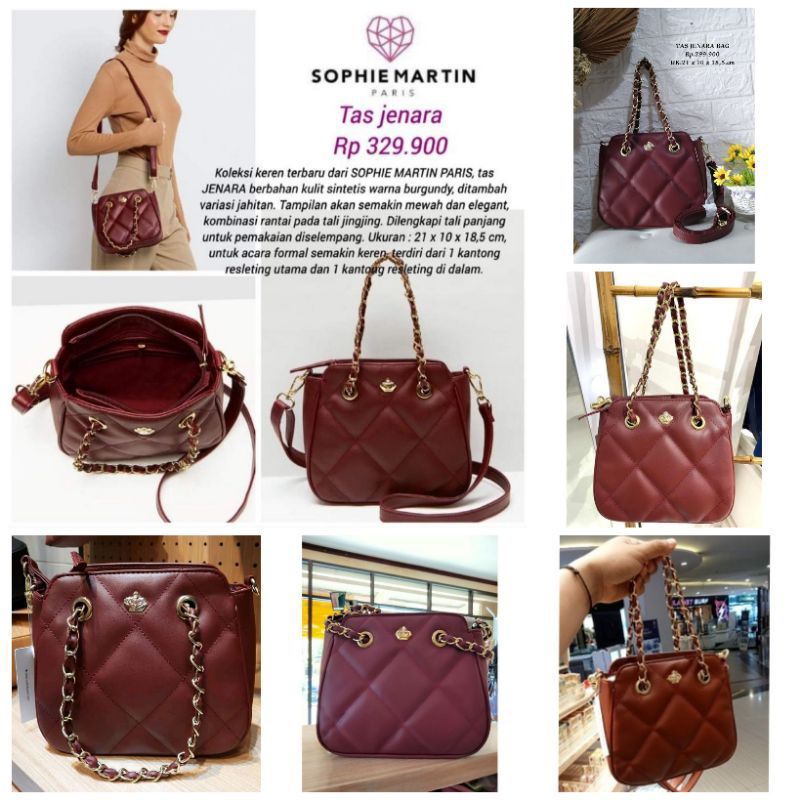 TAS SOPHIE MARTIN PARIS TAS JENARA SOPHIE MARTIN PARIS TAS JELITA SOPHIE MARTIN PARIS PROMO MURAH