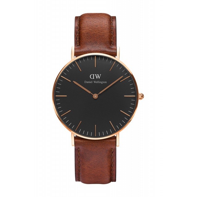 DANIEL WELLINGTON Ladies Classic Black St Mawes 36mm